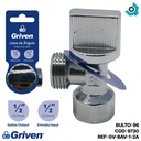 LLAVE DE ARRESTO 1/2" CROMADA GRIVEN