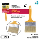 BROCHA 4" CERDAS BLANCAS COVO