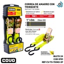 CORREA DE AMARRE CON TRINQUETE 700KG X 3M COVO