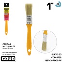 BROCHA 1" CERDAS BLANCAS COVO