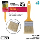 BROCHA 2.5" CERDAS BLANCAS COVO