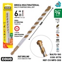 MECHA 3/8" MULTIMATERIAL COVO