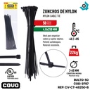 TIRRAJE NYLON NEGRO 4.8-250MM COVO