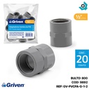 ADAPTDOR PVC 1/2" HEMBRA GRIS GRIVEN