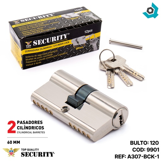 [9901] CILINDRO 60MM HORIZONTAL SECURITY