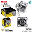 CERRADURA PARA GAVETAS CROMADA SECURITY