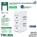 ADAPTADOR DE CORRIENTE 6 TOMAS TROEN