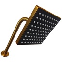 REGADERA PARA DUCHA 6" CUADRADA DORADA GRIVEN GOLDEN
