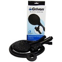 REGADERA PARA BANO CON MANGEURA NEGRO MATE GRIVEN BLACK