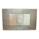 ATENUADOR DE LUZ GIRATORIO PLATEADO TROEN