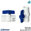 VALVULA 3/4" DE PVC SIN ROSCA GRIVEN