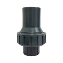 VALVULA CHEQUE UNION UNIVERSAL PVC PRES 1/2" C SIN ROSCA TUBRICA