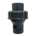 VALVULA CHEQUE UNION UNIVERSAL PVC PRES 3/4" C SIN ROSCA TUBRICA