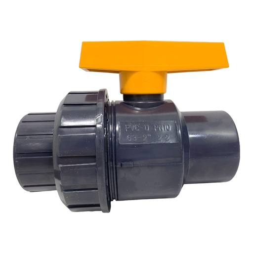 [11213] VALVULA BOLA UNION UNIVERSAL PVC PRES 2" C SIN ROSCA TUBRICA