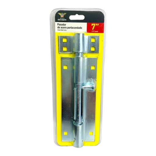 [11185] PORTA CANDADO 7" DE ACERO SECURITY