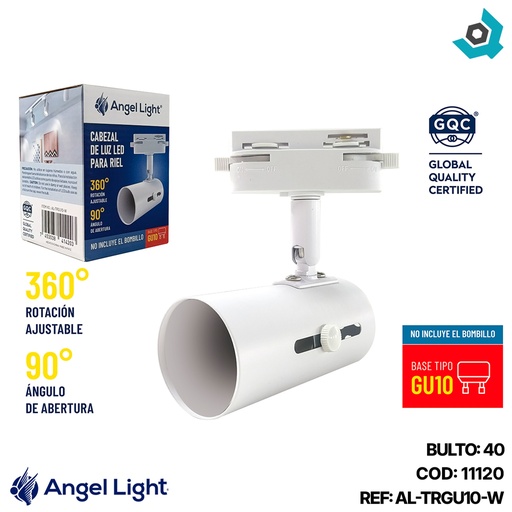 [11120] TRACK LIGHT LED PARA RIEL COLOR BLANCO ANGEL LIGHT