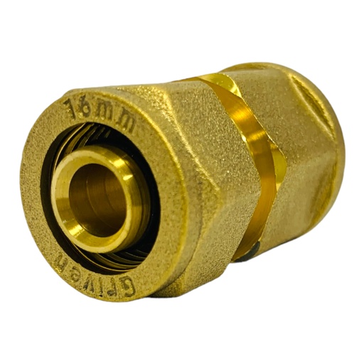 [11222] UNION DE COMPRESION 1/2" F X S 16MM DE BRONCE PARA GAS GRIVEN