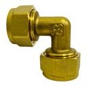 CODO L16 X L16 90 GRADOS DE BRONCE PARA GAS GRIVEN