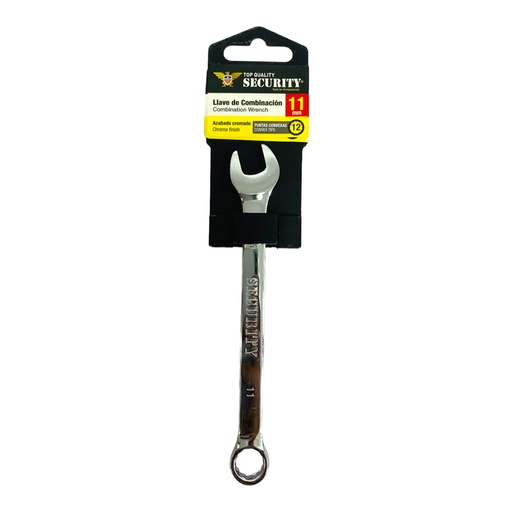 [11233] LLAVE DE COMBINACION 11MM CROMADA SECURITY
