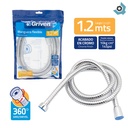 MANGUERA FLEXIBLE 1/2" 1.2 M CROMADO GRIVEN