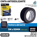 CINTA ANTIDESLIZANTE 5M X 50MM NEGRO COVO