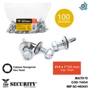 TORNILLO AUTOPERFORANTE #14 X 1" SECURITY