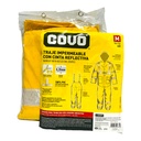 TRAJE IMPERMEABLE CON CINTA REFLECTIVA 2 PIEZAS TALLA M COVO