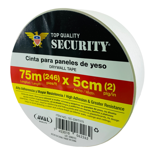 [11482] CINTA PARA PANELES DE YESO 75M X 5CM SECURITY