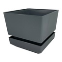 MATERO Y PLATO PP ART CUAD TEXT L12 GRIS DP