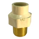 ADAPTADOR CPVC PRES 1/2" C X MR DE BRONCE TUBRICA