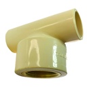 TEE CPVC PRES 1/2" CXCX HR DE BRONCE TUBRICA