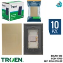 TAPA CIEGA PARA EMPOTRAR DORADO TROEN