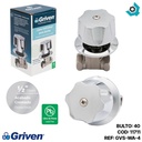 LLAVE PARA DUCHA 1/2" CROMADO ACERO INOXIDABLE GRIVEN