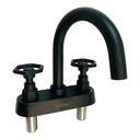 GRIFERIA PARA LAVAMANOS NEGRO MATE ACERO INOXIDABLE GRIVEN