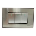 APAGADOR TRIPLE ACERO INOXIDABLE TROEN