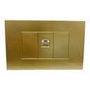 TOMA PARA CABLE DE RED RJ45 DORADO TROEN