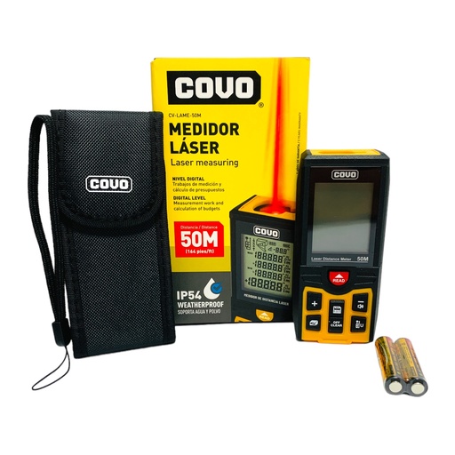 [11798] MEDIDOR DE DISTANCIA LASER 50M COVO