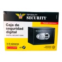CAJA DE SEGURIDAD DIGITAL 25X35 CM NEGRO SECURITY