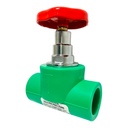 VALVULA PPR PRES 25MM MANILLA COMPUERTA CXC POLIFUSION TUBRICA