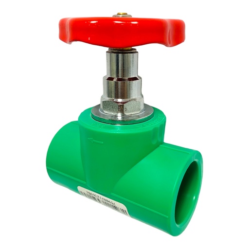 [11827] VALVULA PPR PRES 32MM MANILLA COMUERTA CXC POLIFUSION TUBRICA