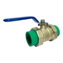 VALVULA PPR PRES 32MM MET DOBLE UNION UNIVERSAL POLIFUSION TUBRICA