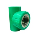 TEE PPR PRES 25MM X 3/4" CXCXHR-MET POLIFUSION TUBRICA