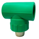 TEE PPR PRES 25MM X 1/2" CXCXMR-MET POLIFUSION TUBRICA