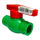 VALVULA BOLA COMPACTA PPR PRES 20MM C POLIFUSION TUBRICA