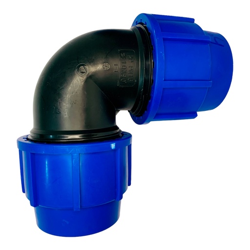 [11939] CODO 90GR 110MM PARA RIEGO PEAD TUBRICA