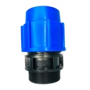 ADAPTADOR MACHO 90MM SALIDA 4" PARA RIEGO PEAD TUBRICA