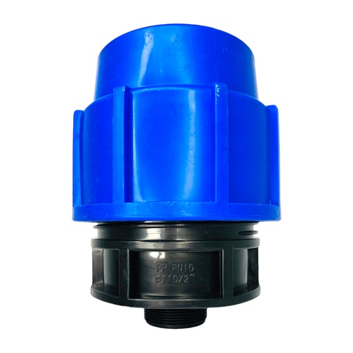 [11961] ADAPTADOR MACHO 110MM SALIDA 2" PARA RIEGO PEAD TUBRICA