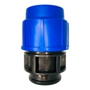 ADAPTADOR HEMBRA 63MM SALIDA 2" PARA RIEGO PEAD TUBRICA