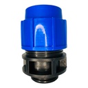 ADAPTADOR HEMBRA 75MM SALIDA 2" PARA RIEGO PEAD TUBRICA