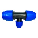 TEE REDU 40 X 25MM PARA RIEGO PEAD TUBRICA